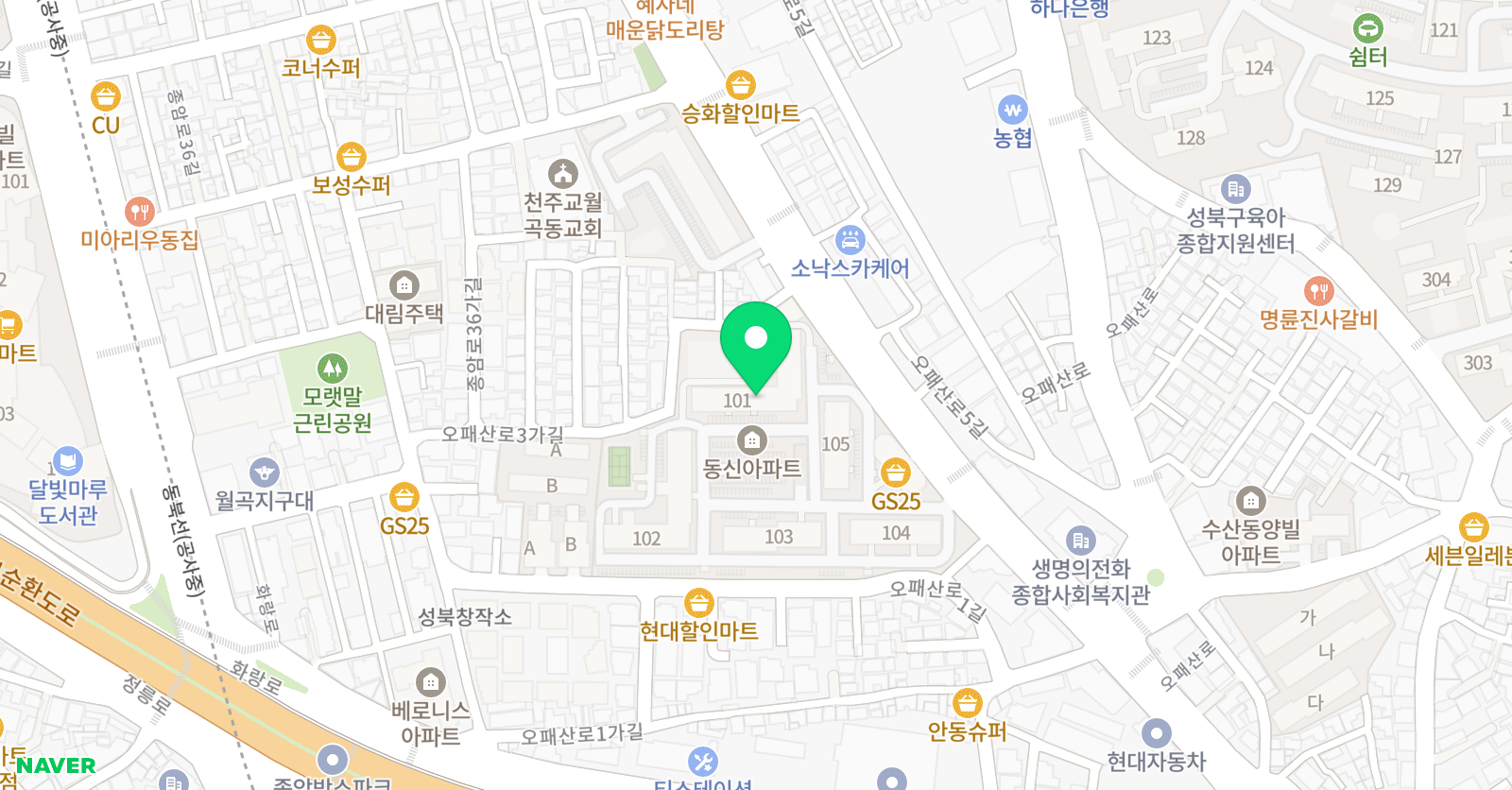 YBM홈스쿨 학연교실 위치