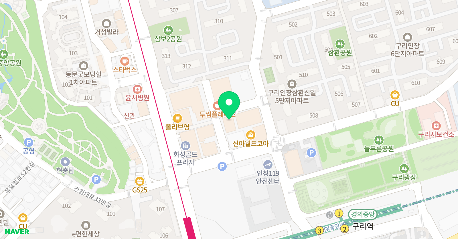 런앤런 수학 위치
