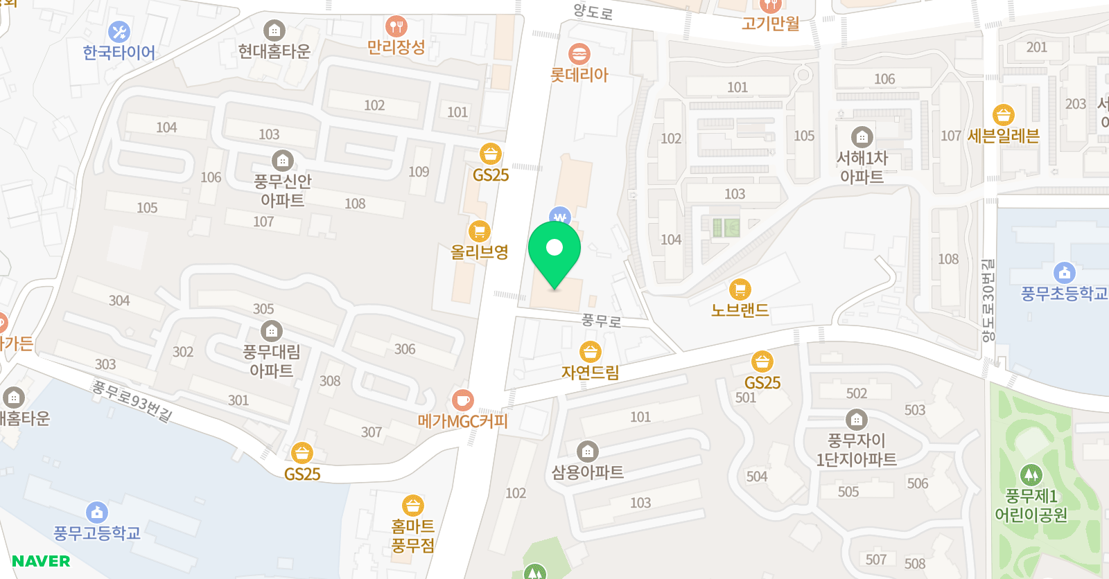 리라댄스아카데미 학원 위치
