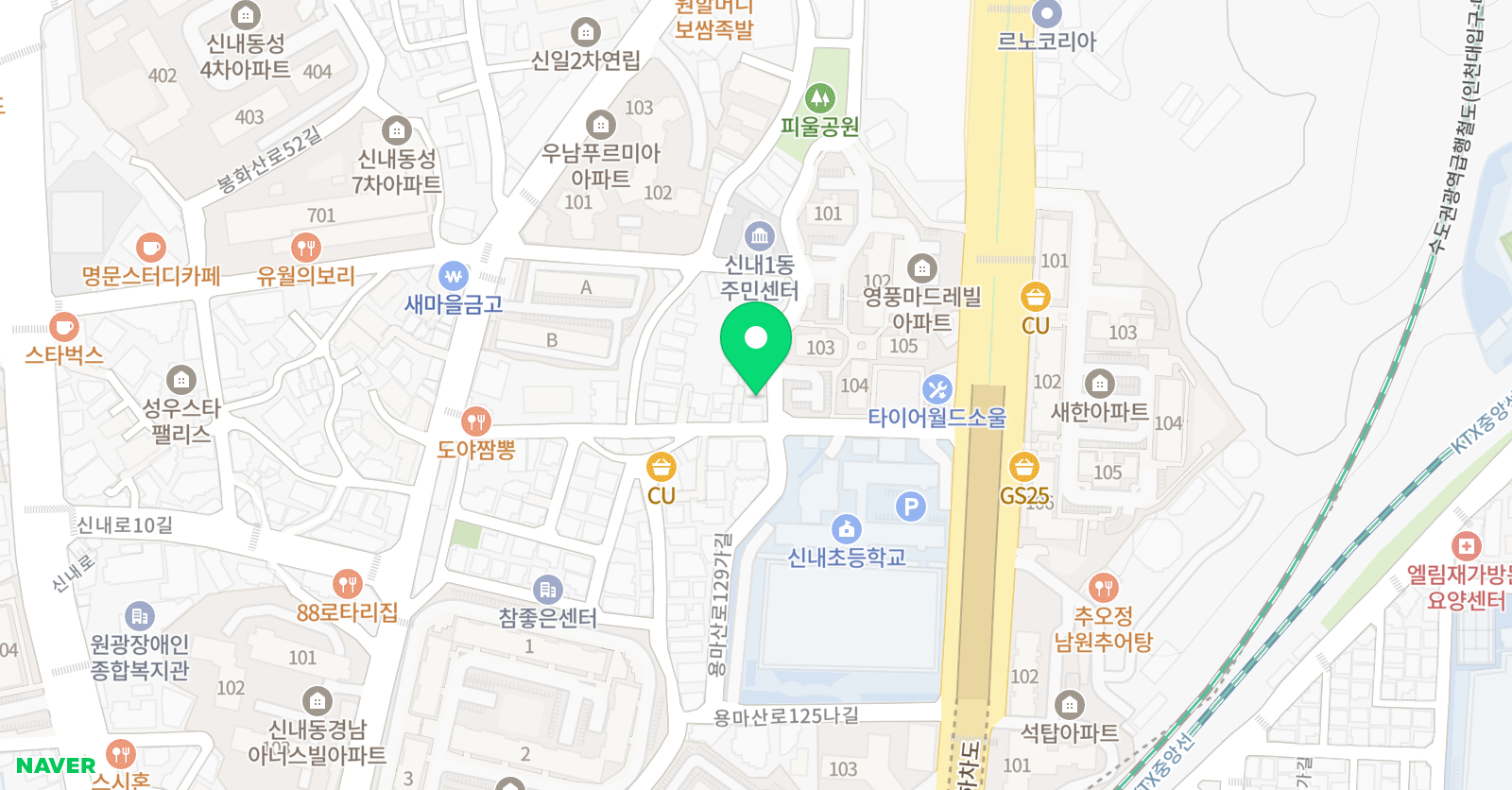 키드득 미술학원 위치