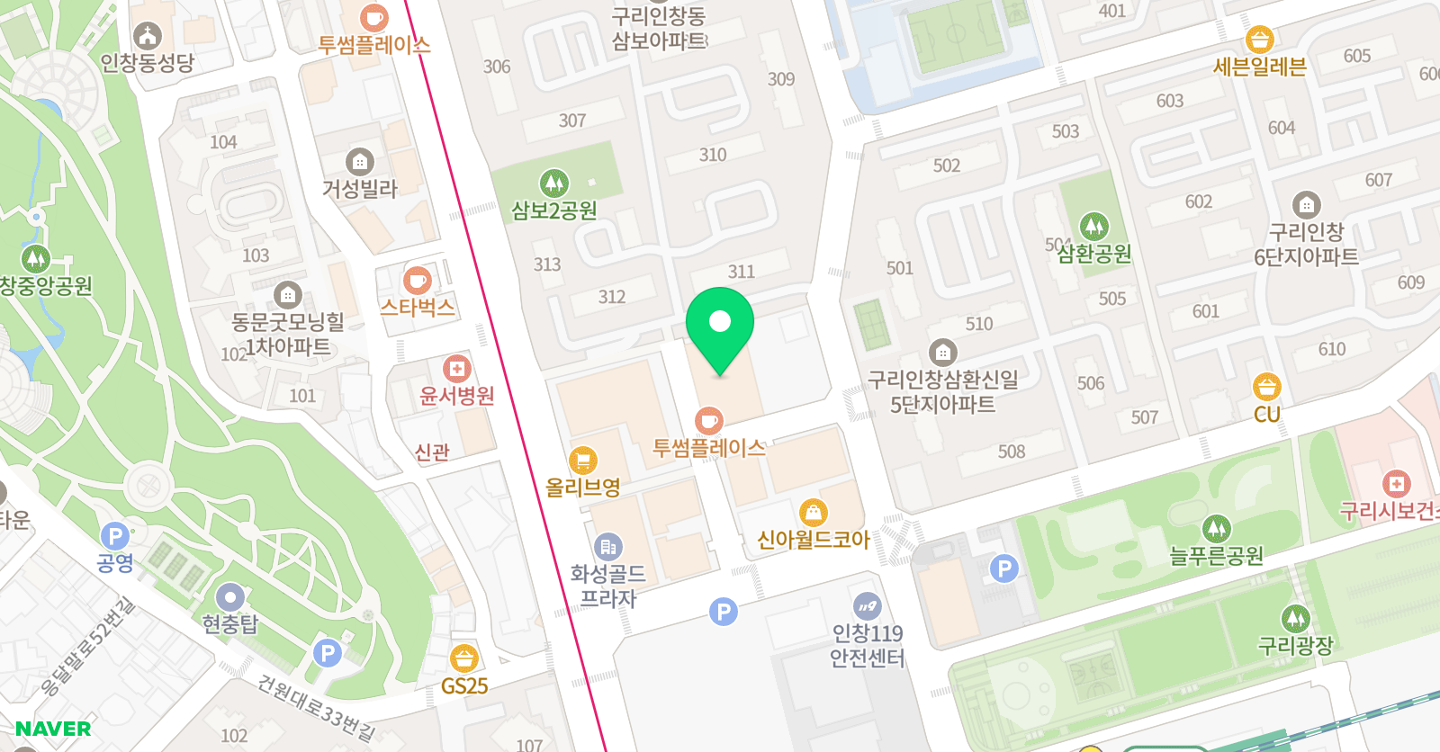 인창대원 합기도 위치