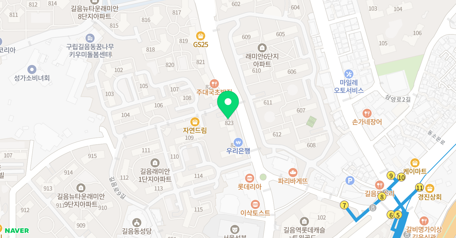 리드인 길음뉴타운점 위치