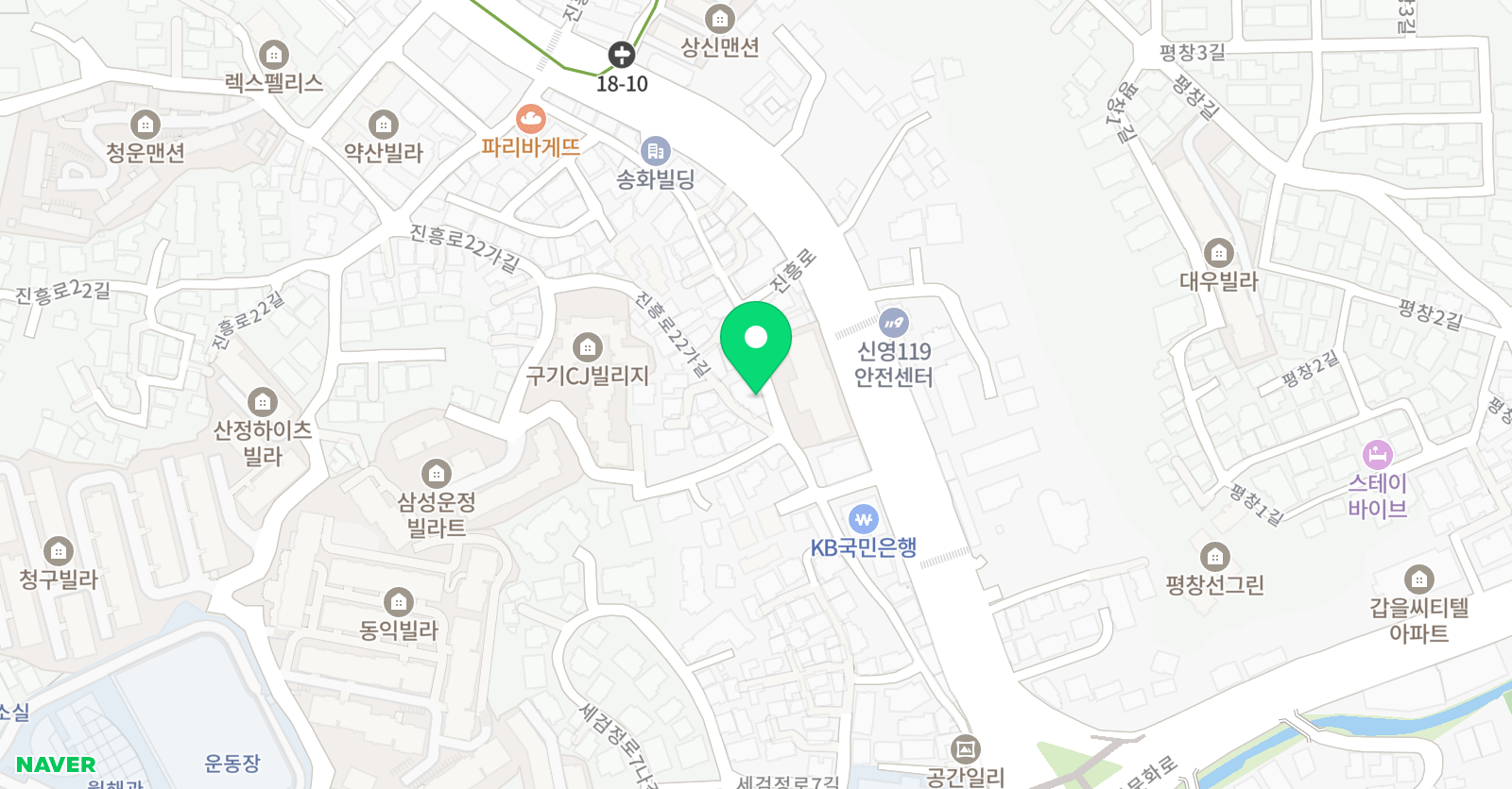 신영 보습학원 위치
