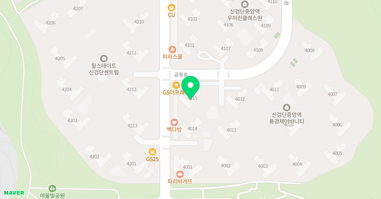 티클래스 스마트해법영어 검단풍경채어바니티점 위치