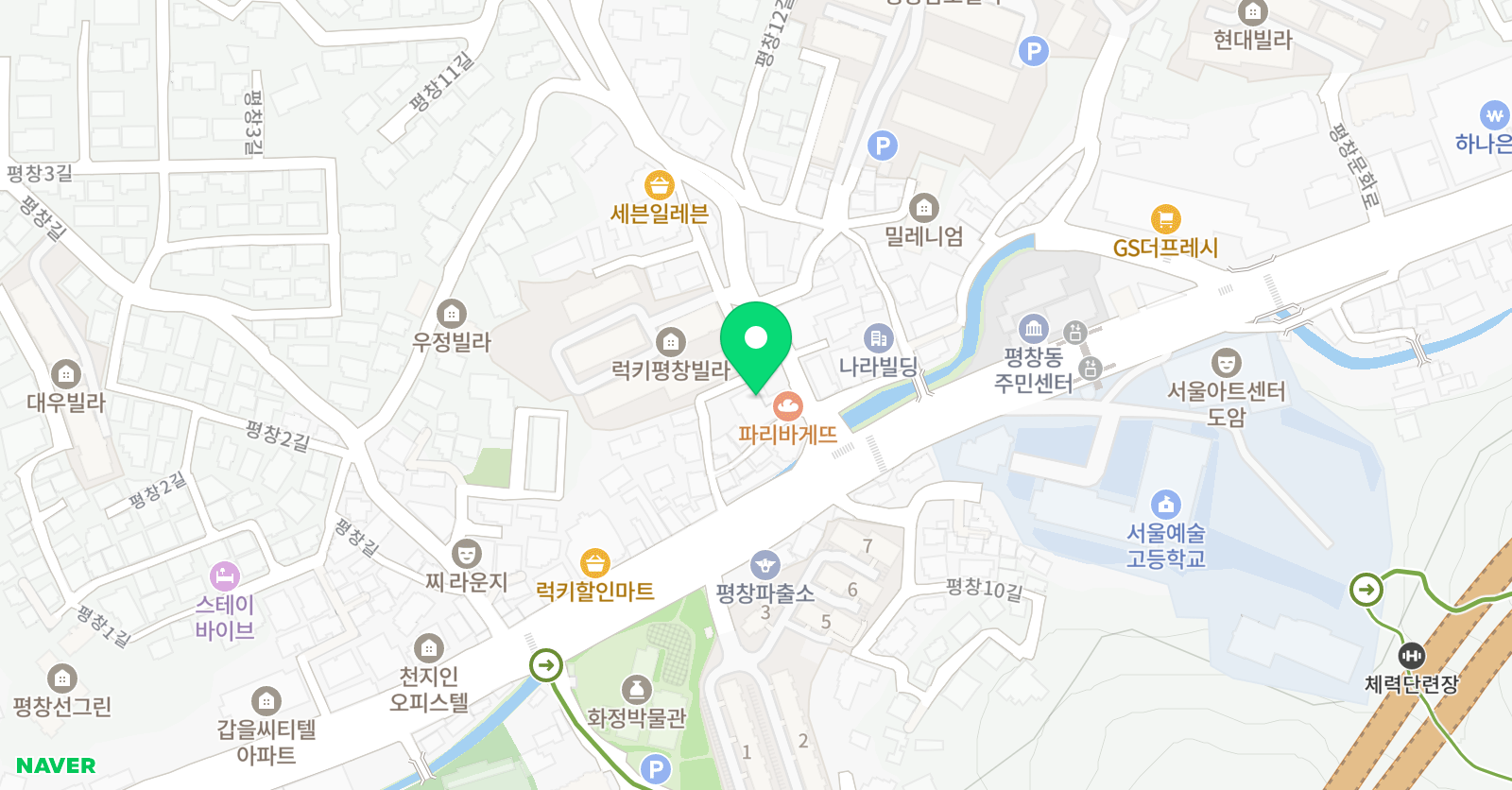 현 바이올린 위치