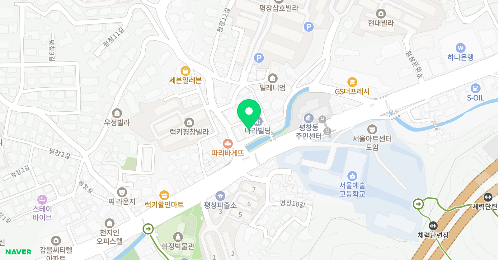 글마루 학원 위치