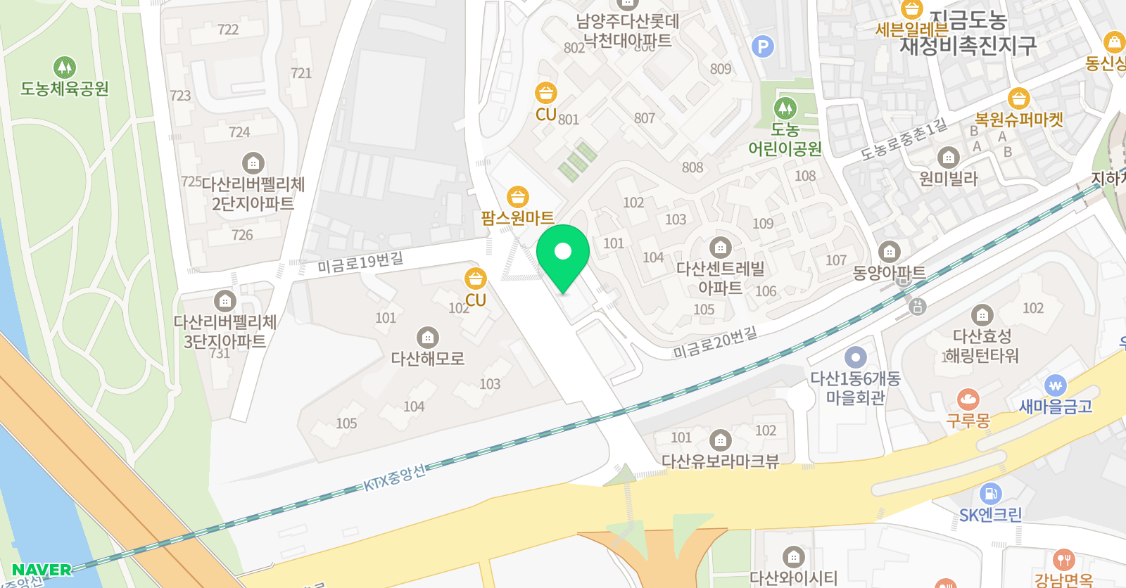 제이앤에스 학원 위치