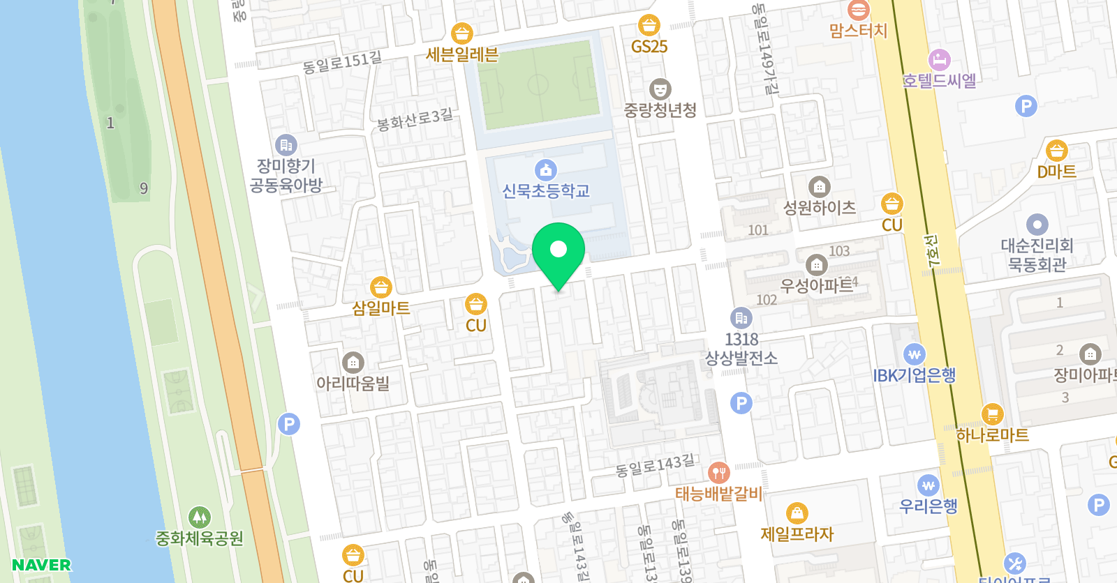 더샾 수학교습소 위치