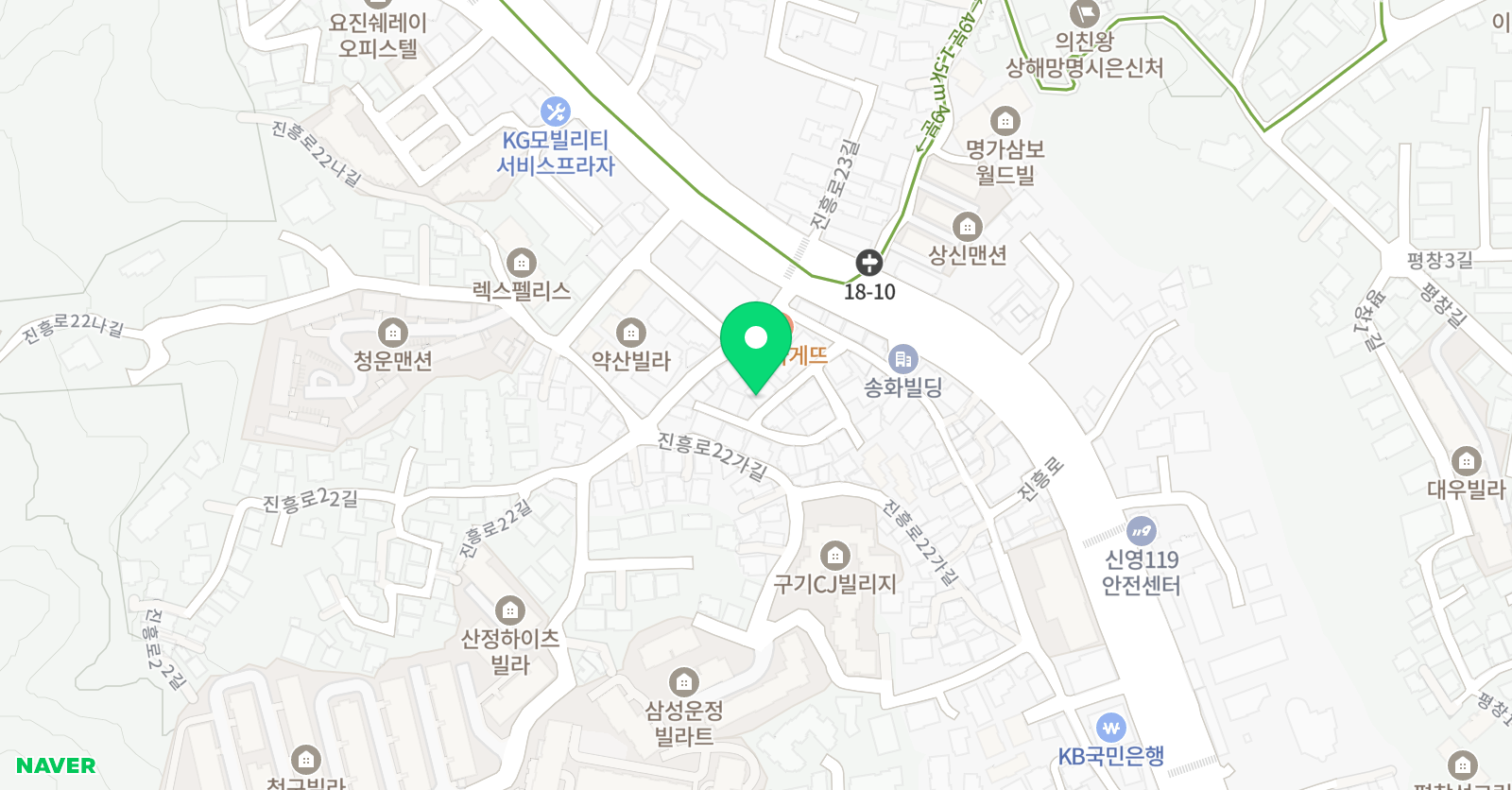 첼로 마을 위치