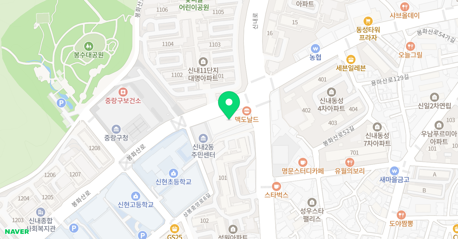마스터플랜 원어민영어회화 위치