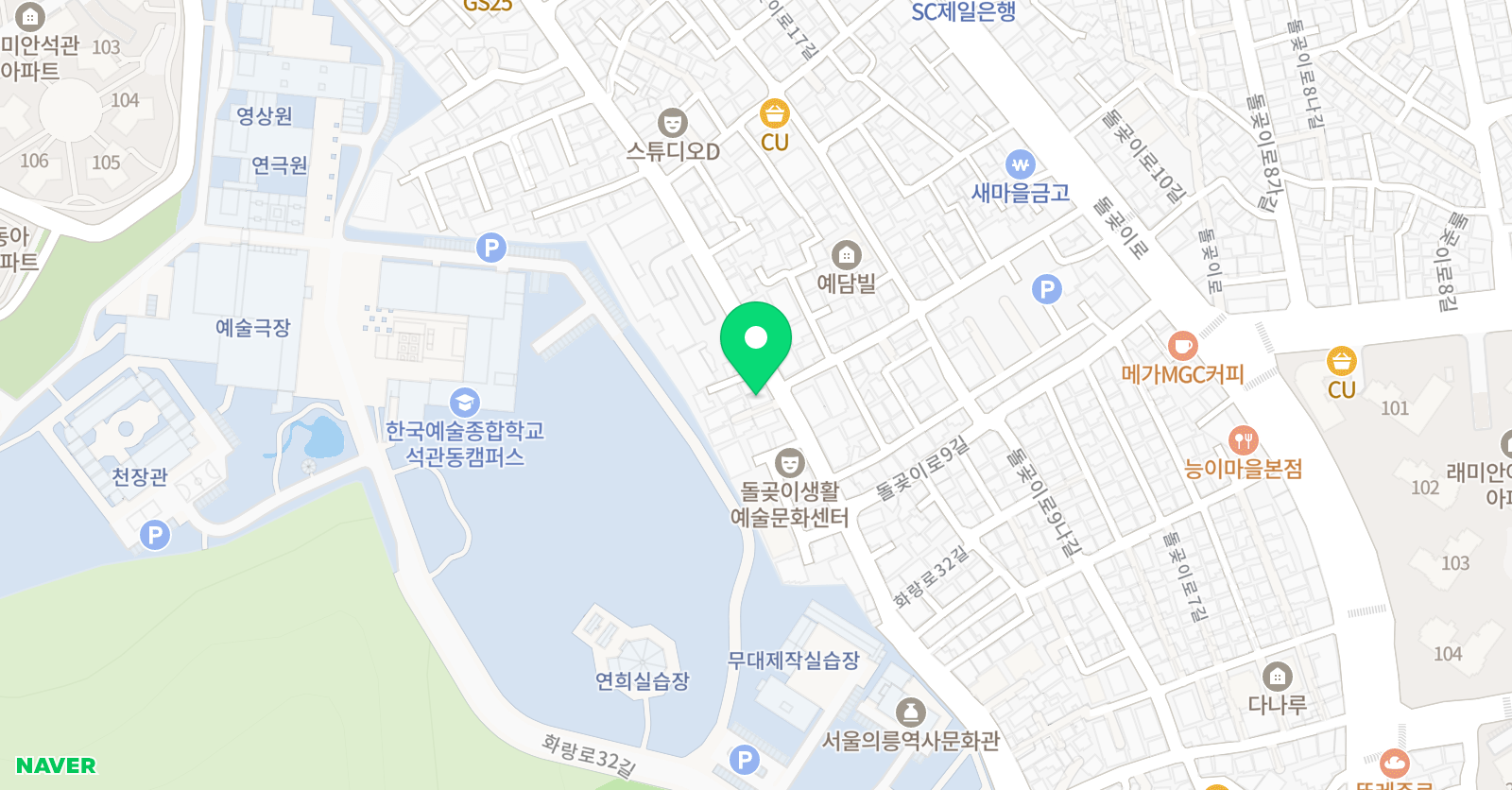 채채의 세상 미술공방 위치