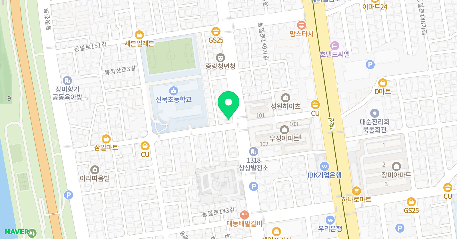 새서울 태권도 위치