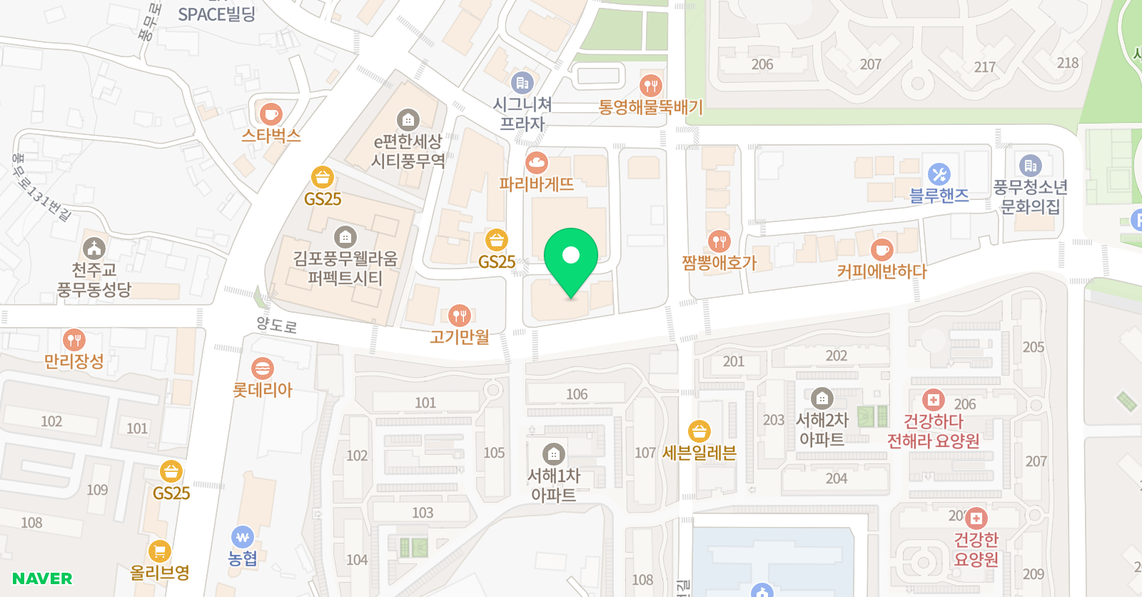매쓰몽 김포센터 위치