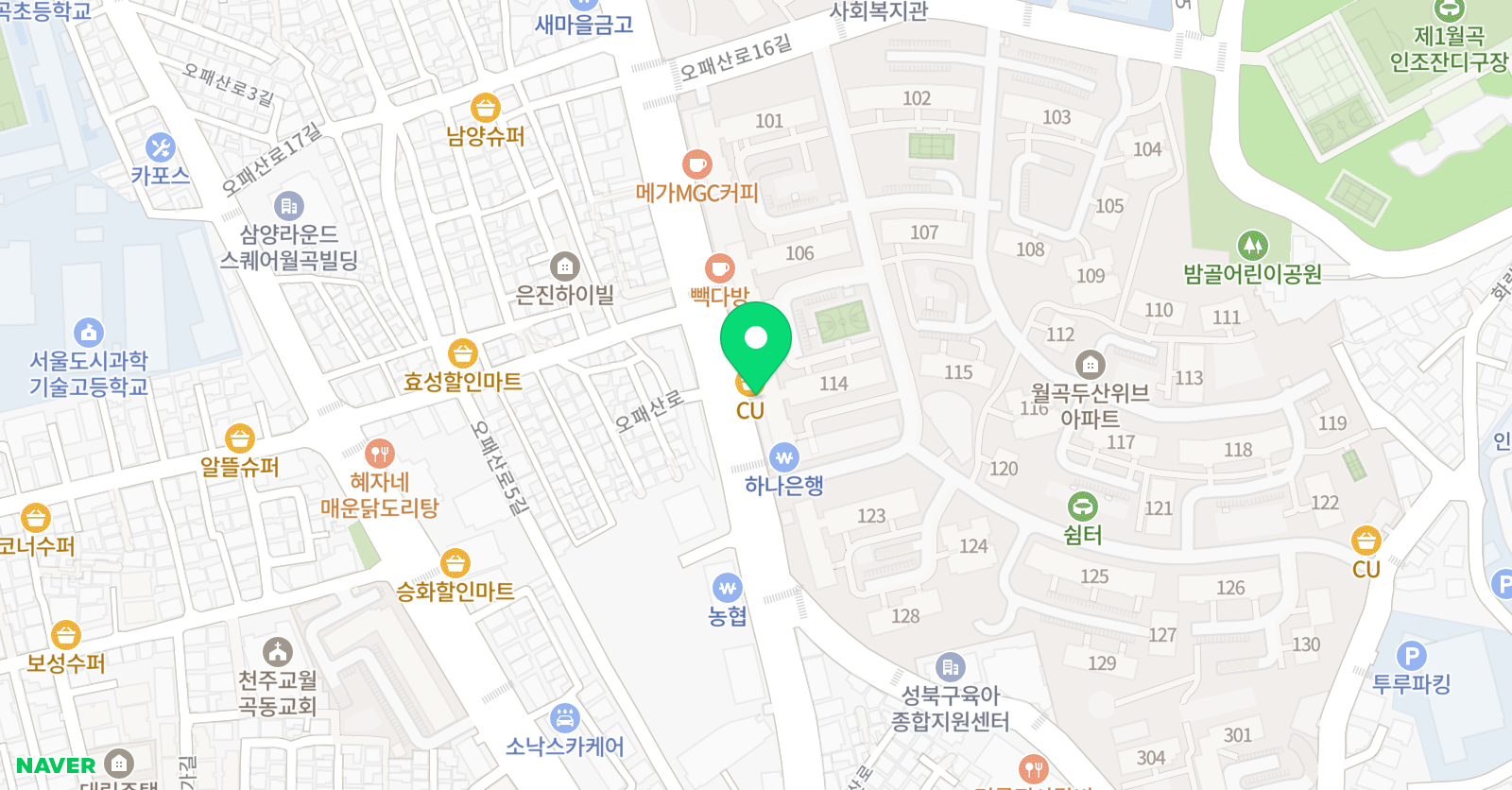3030 영어 성북월곡러닝센터 위치