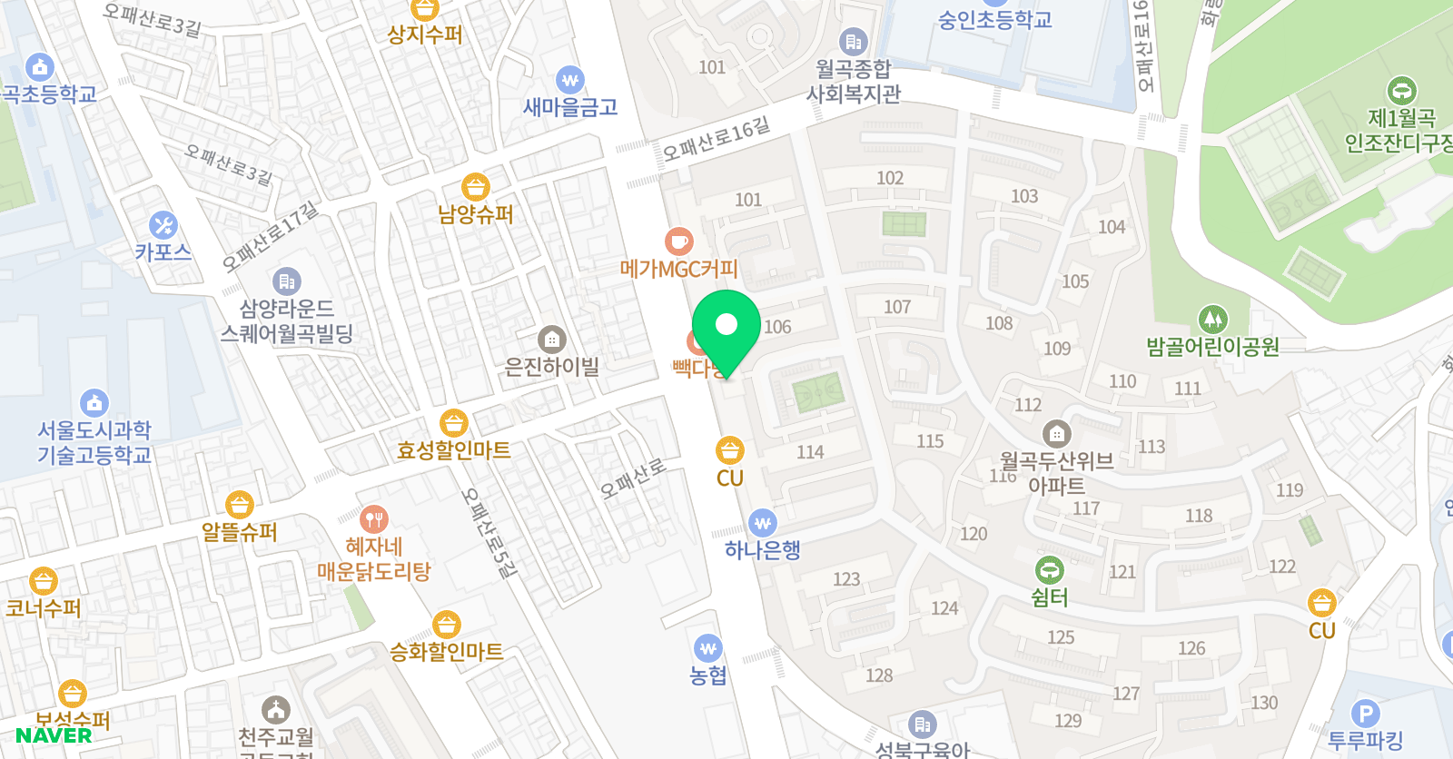 조이스 감성미술 위치