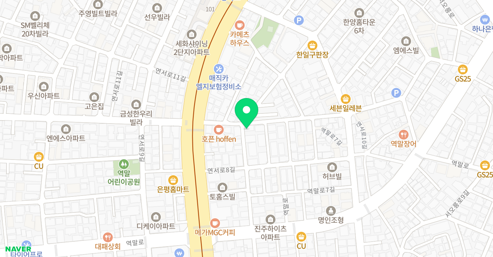 세계로 학원 위치