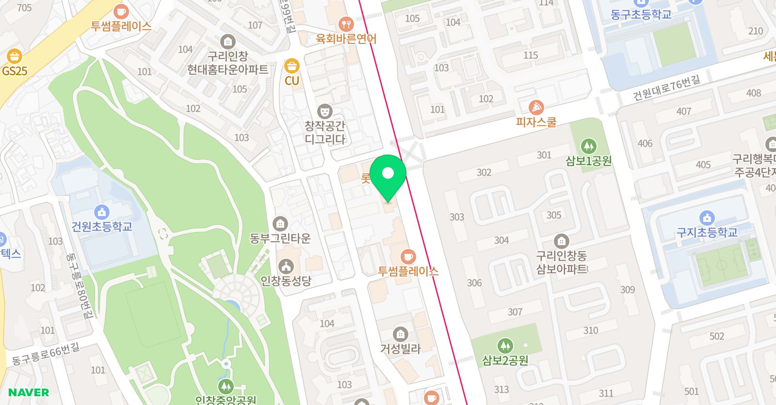 파이팅스테이션 복싱 인창점 위치