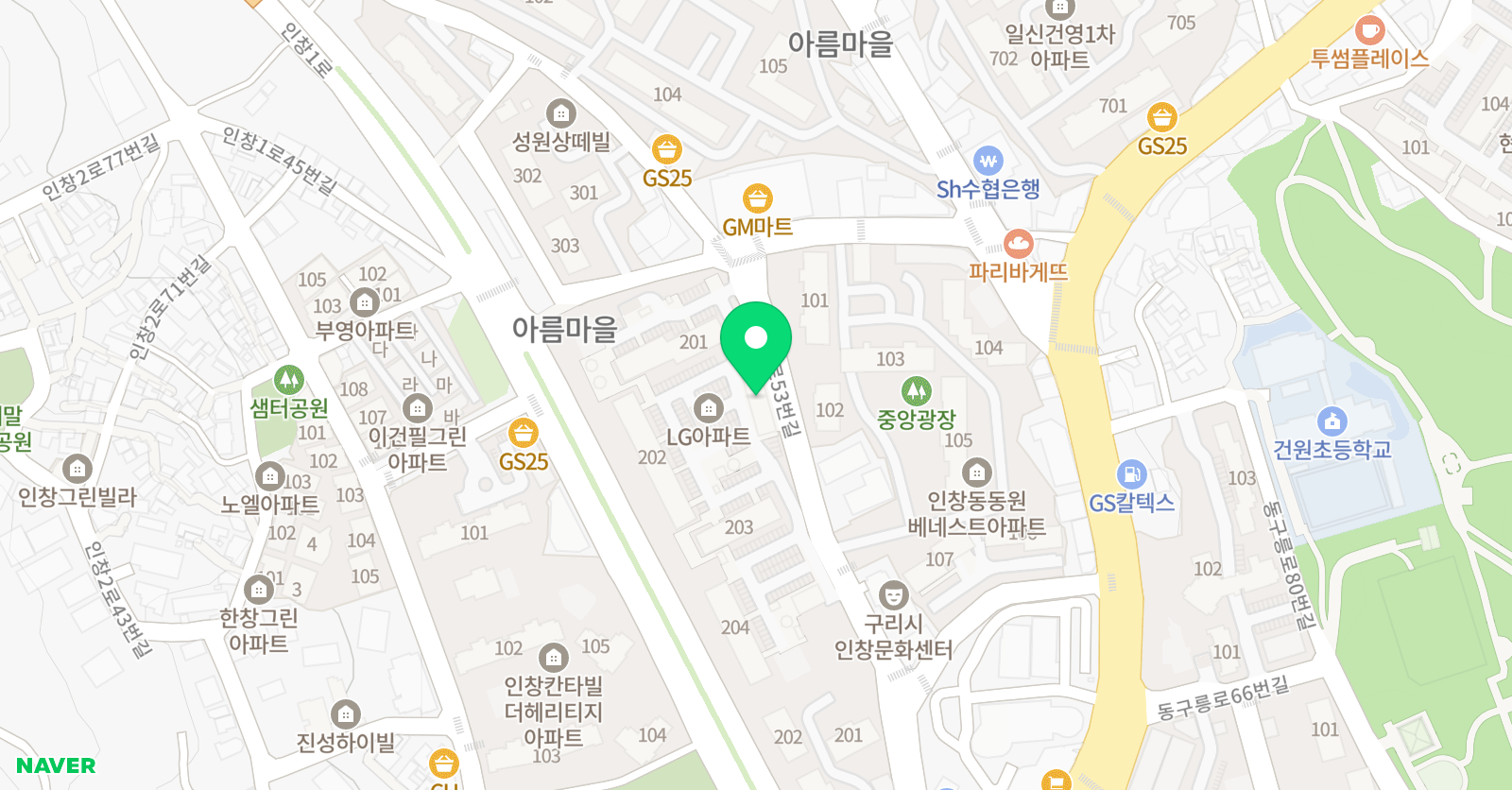 예다움 음악학원 위치