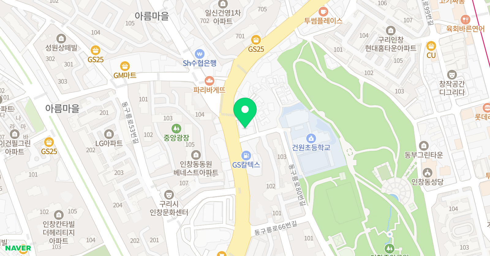 매쓰퀸수학국어학원 위치
