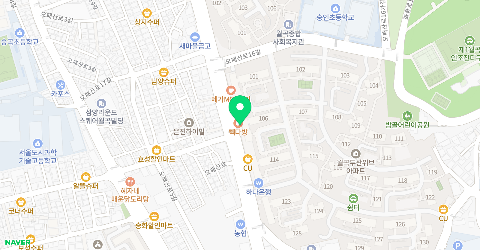 심선생마스터 수학교습소 위치