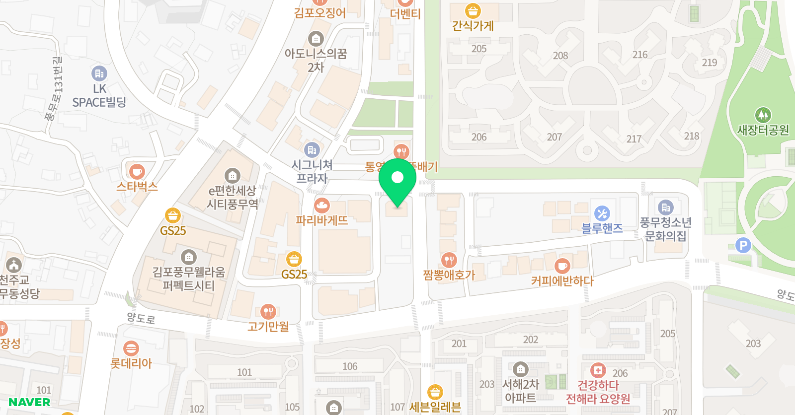 SYM 수학과학학원 위치
