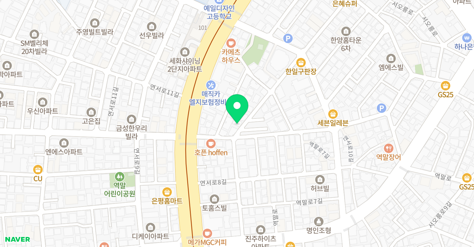유앤아트 위치