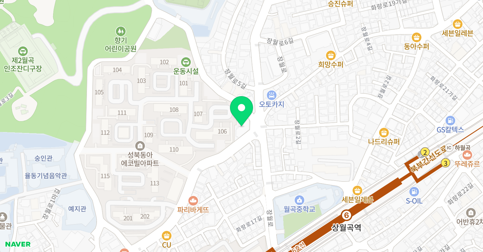 3030 영어 성북상월곡센터 위치