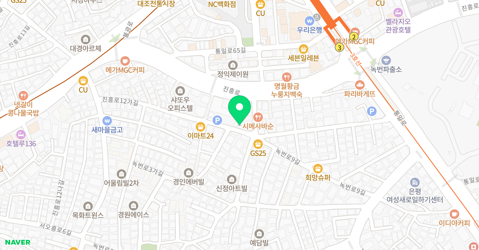 하늘소리 피아노음악학원 위치