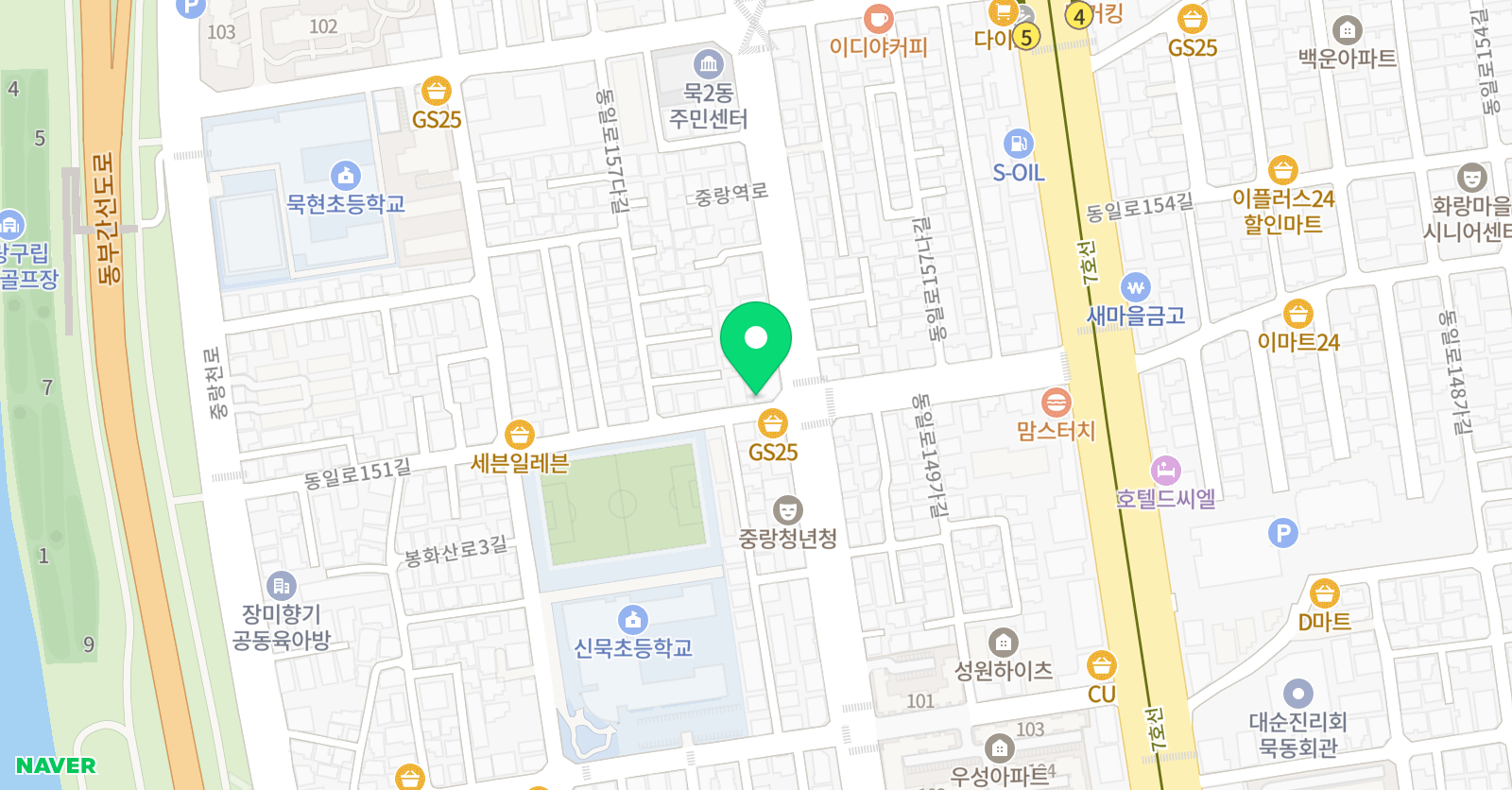 예맥 보습학원 위치