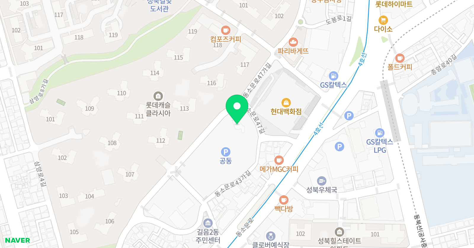 눈부시게빛나는 태권도 위치