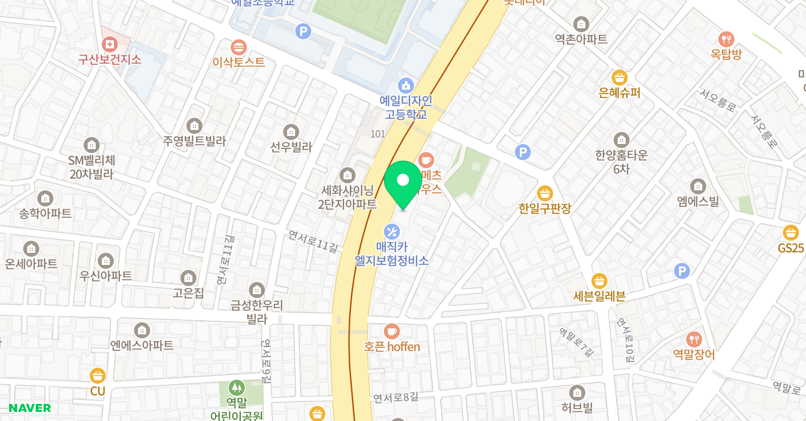 대치미래인재 수학학원 위치