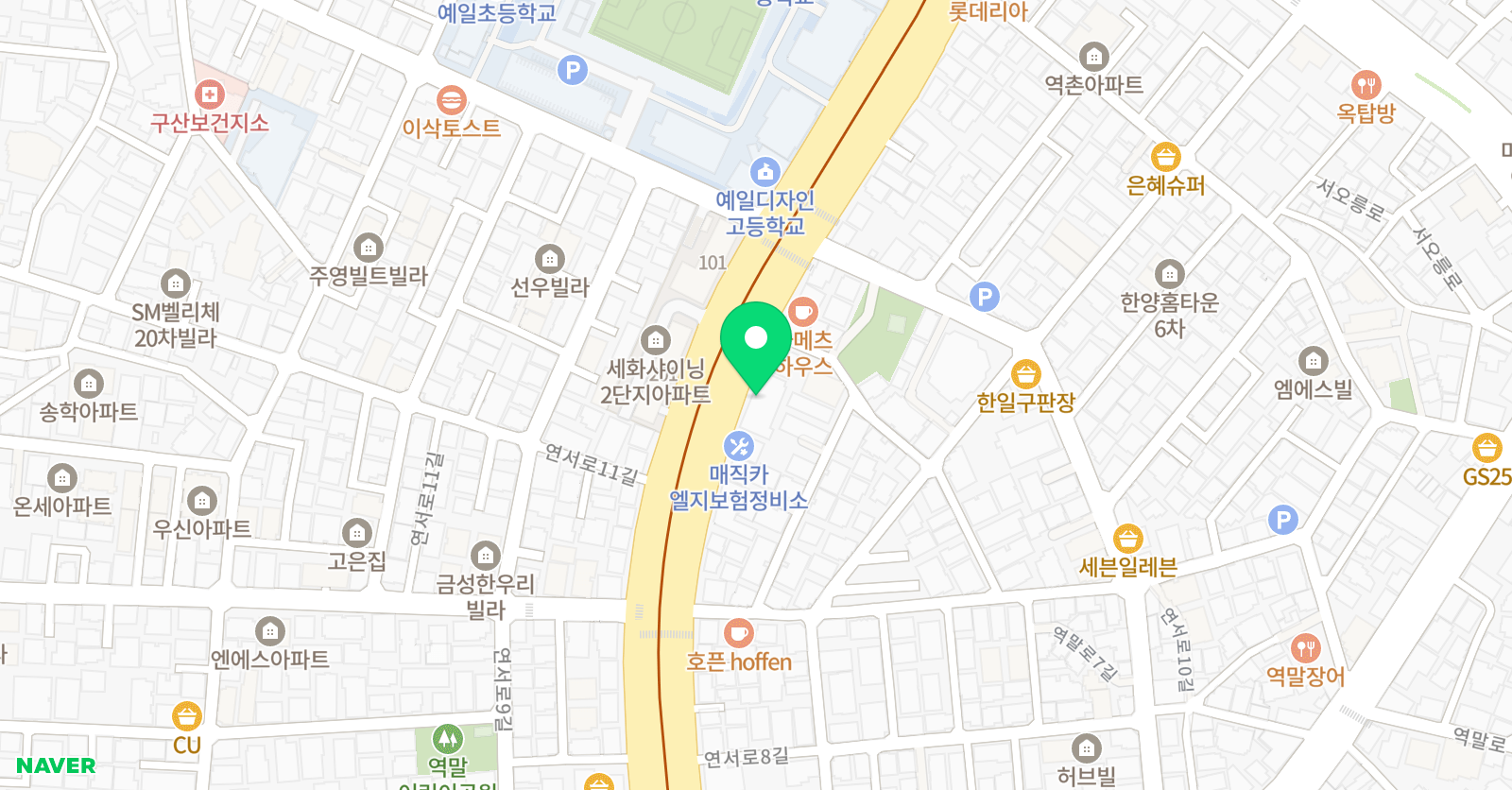 소다 미술학원 위치