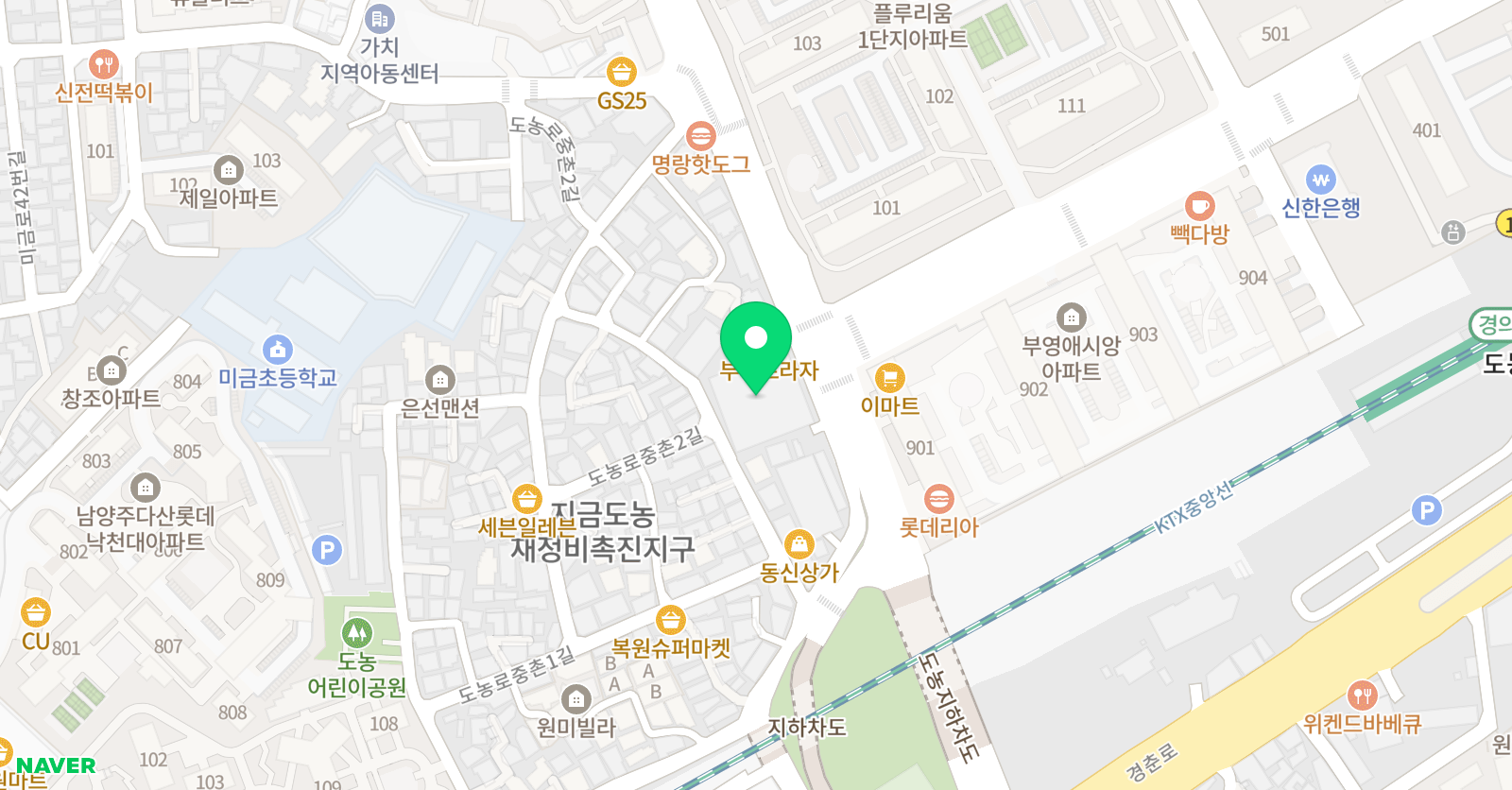 수발레 무용학원 위치