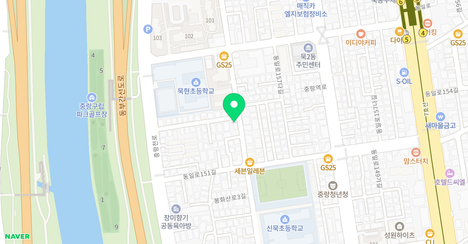 플라톤 독서토론논술학원 묵동점 위치