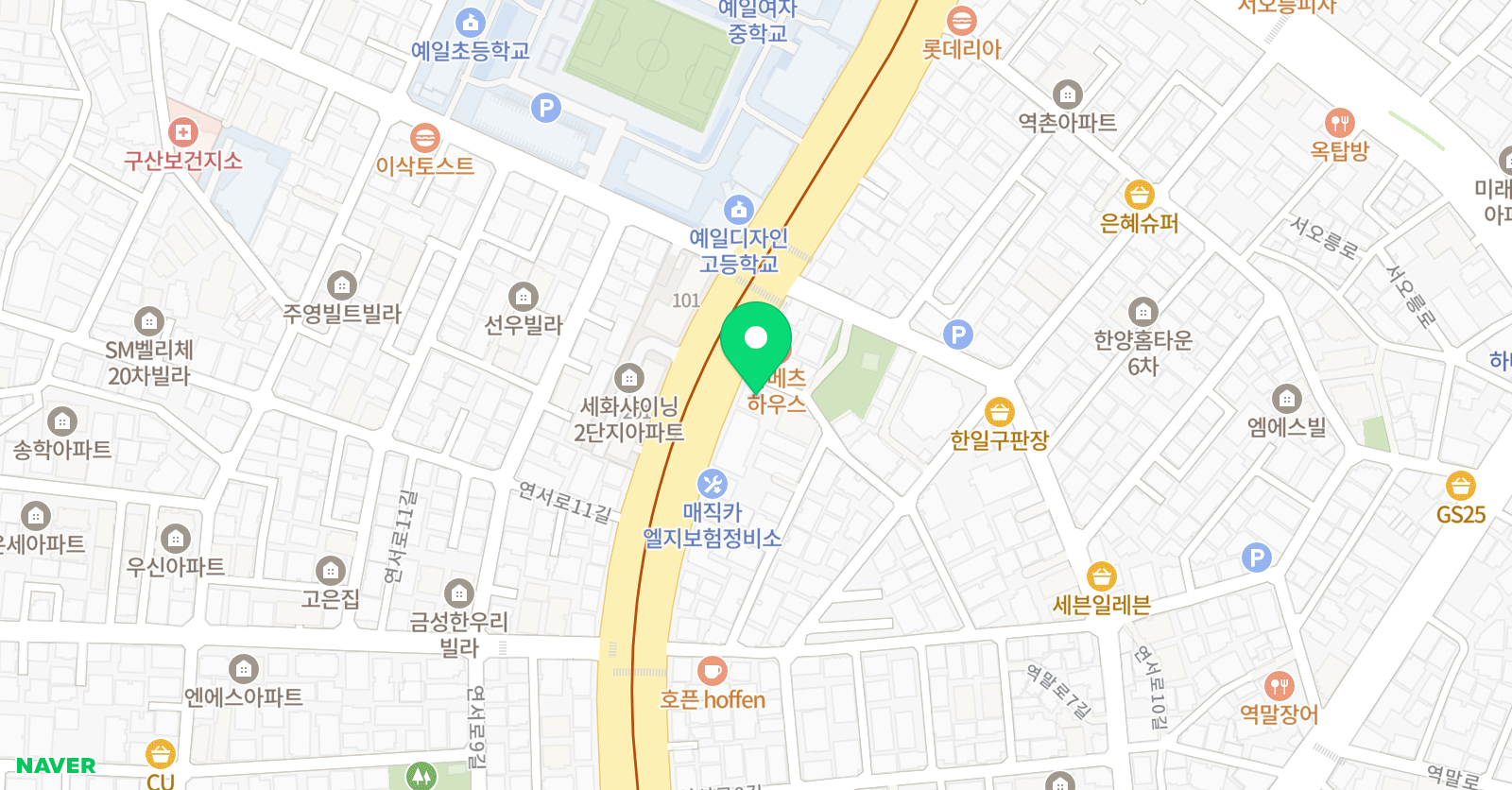 아이들미술 위치