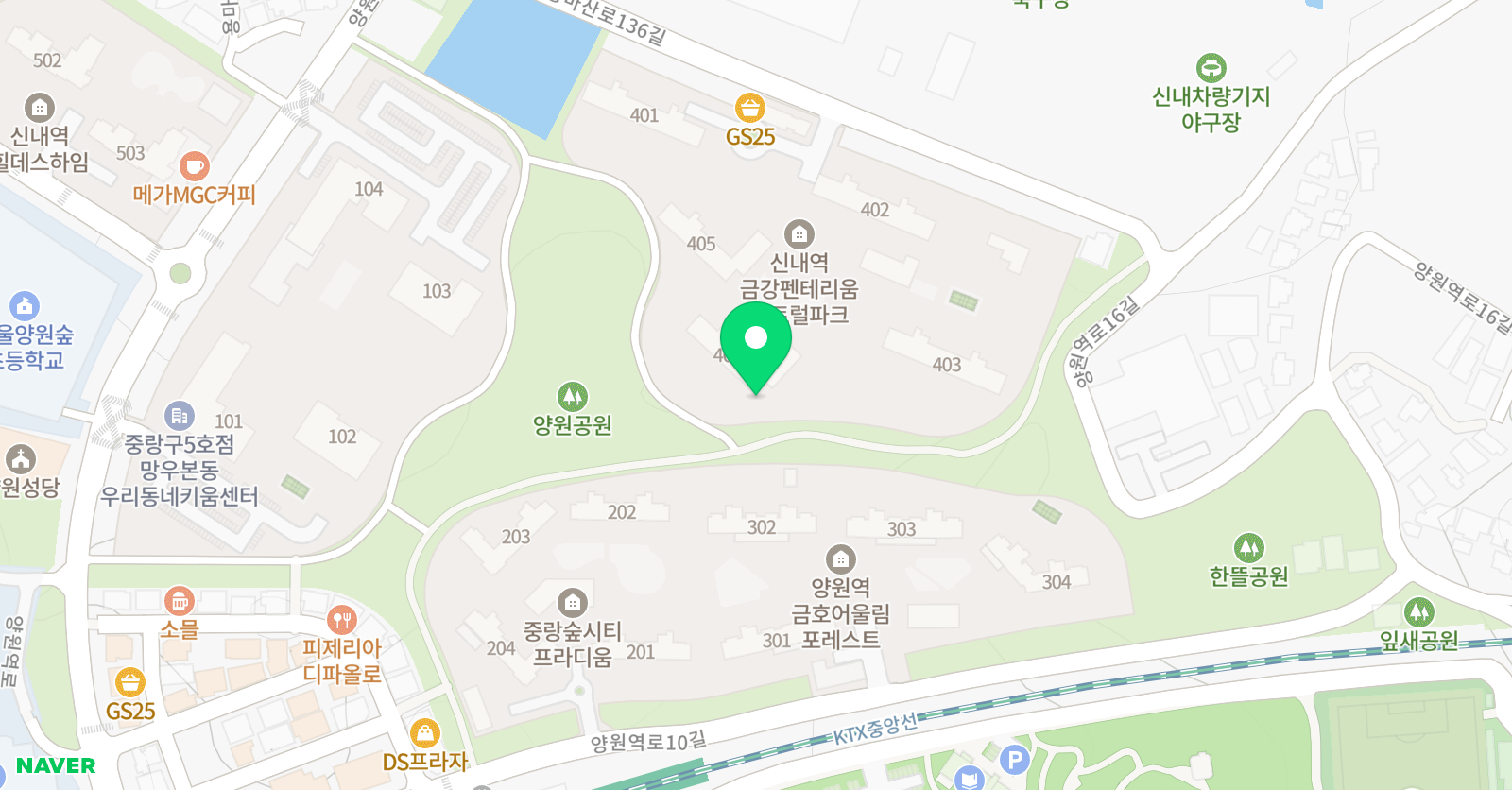 아소비 중랑양원금강점 위치