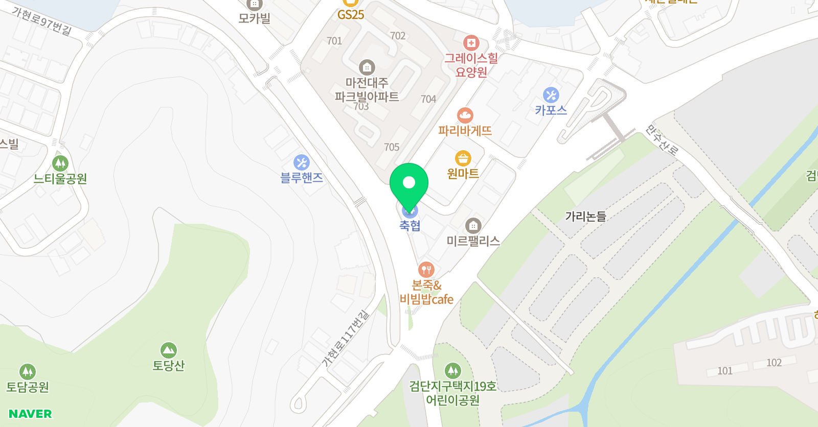 다인에듀 학원 위치