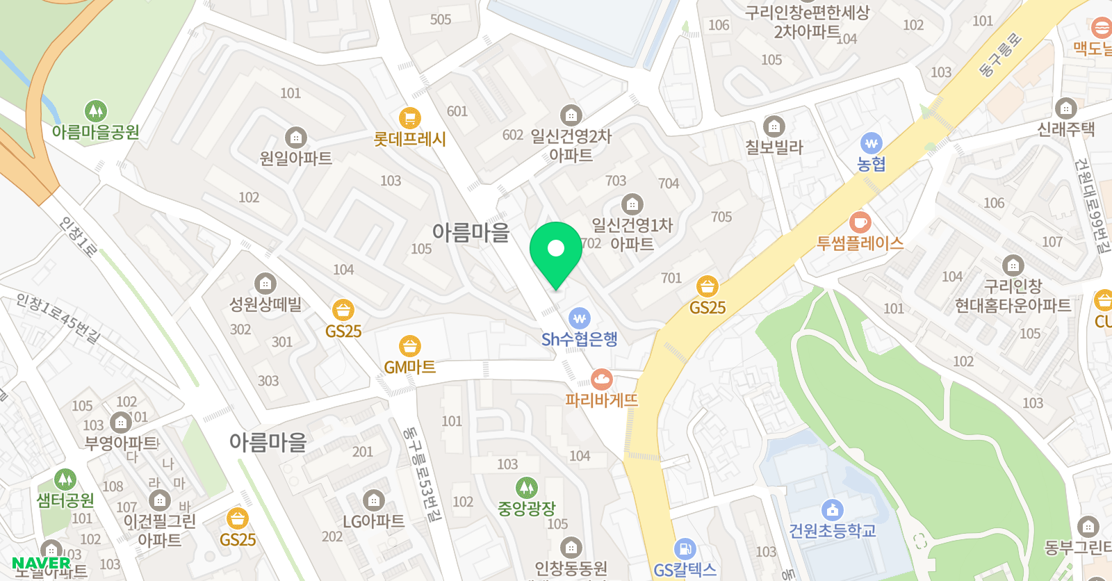 엠베스트 SE인창학원 위치