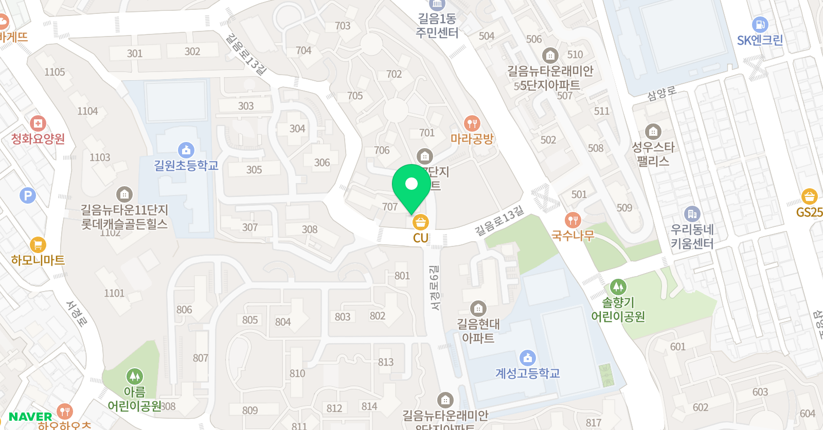 경희대연호 태권도 위치