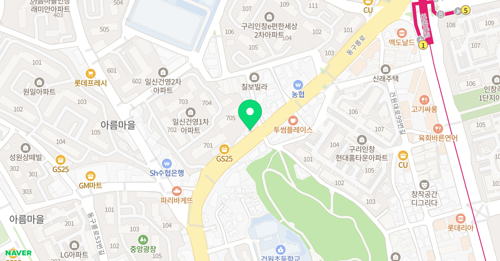 숲피아노 음악학원 위치
