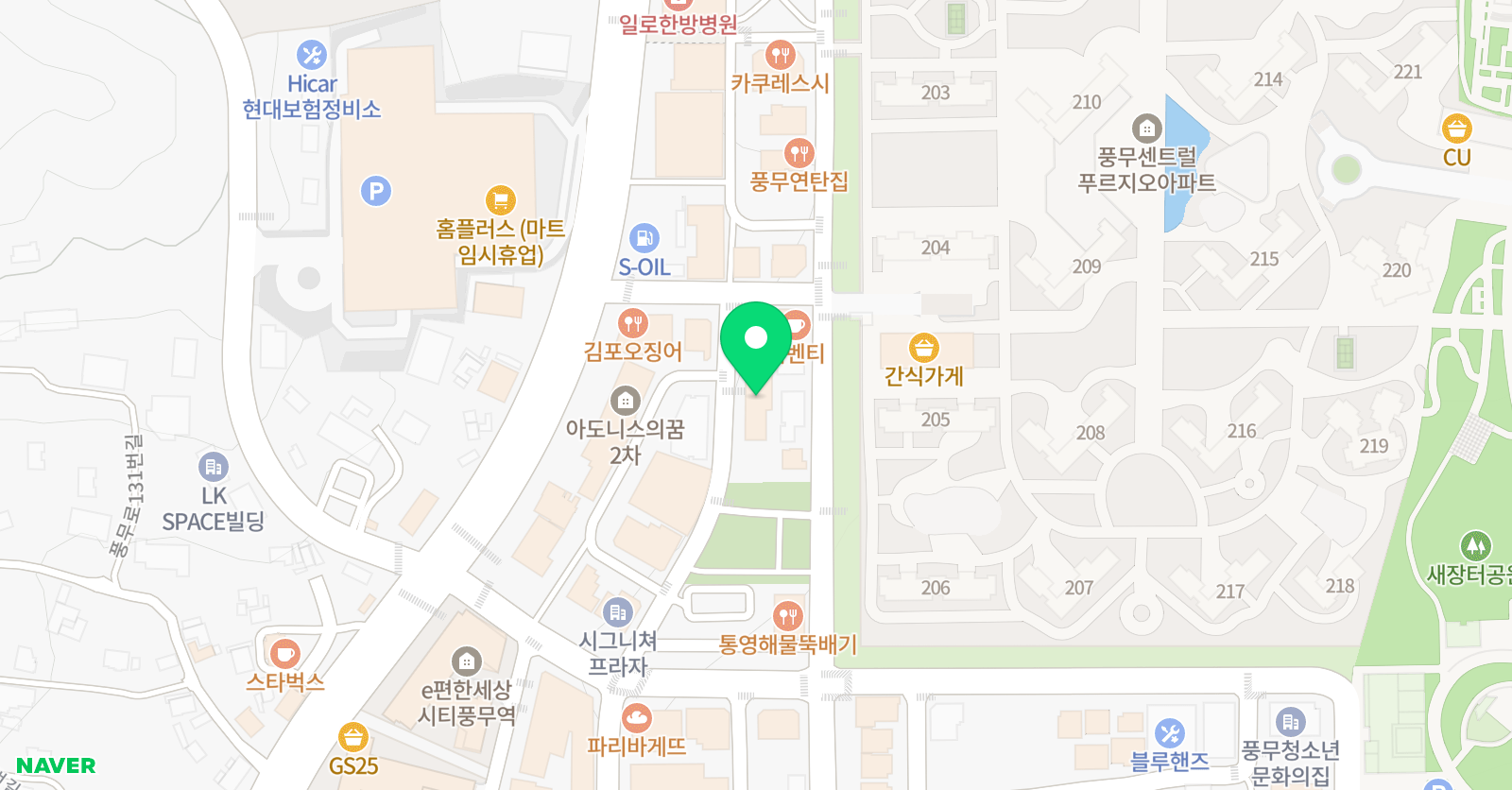 더라엘 음악학원 위치