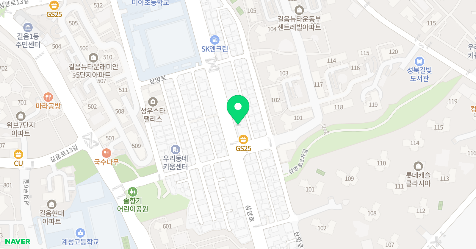 숙명 더피아노 음악교습소 위치