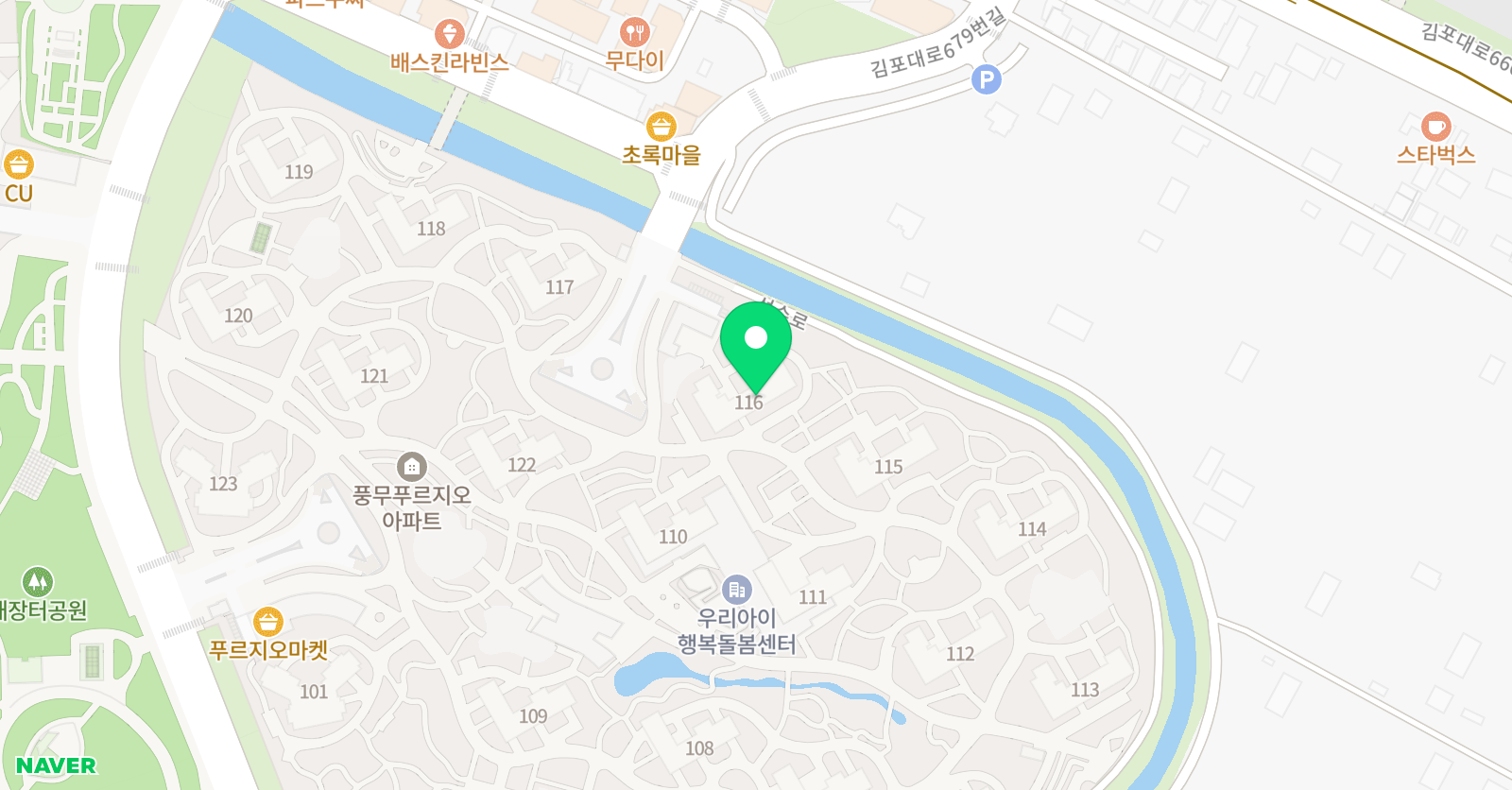 바른 수학 위치