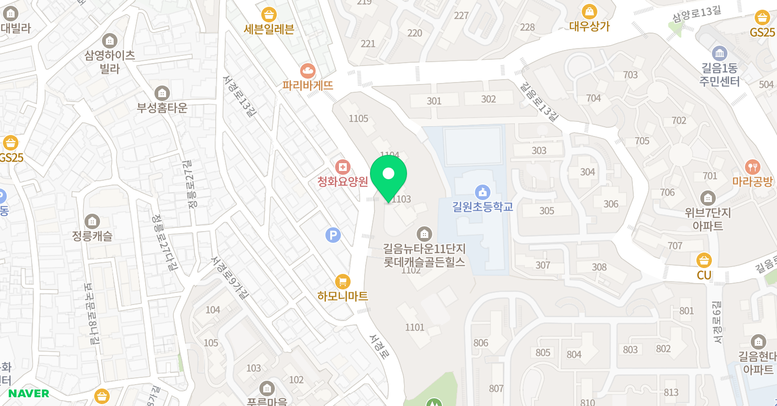리드인 성북길원점 위치
