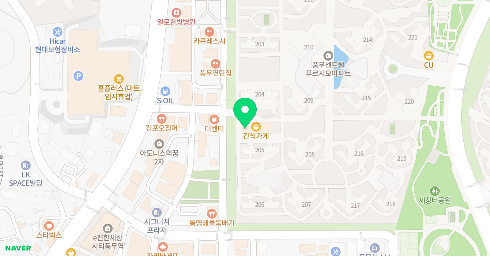 스타 태권도장 위치