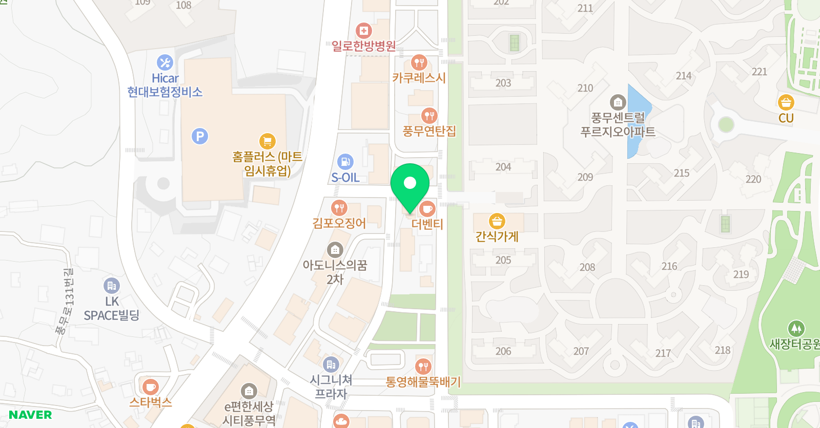 아티움 음악학원 위치