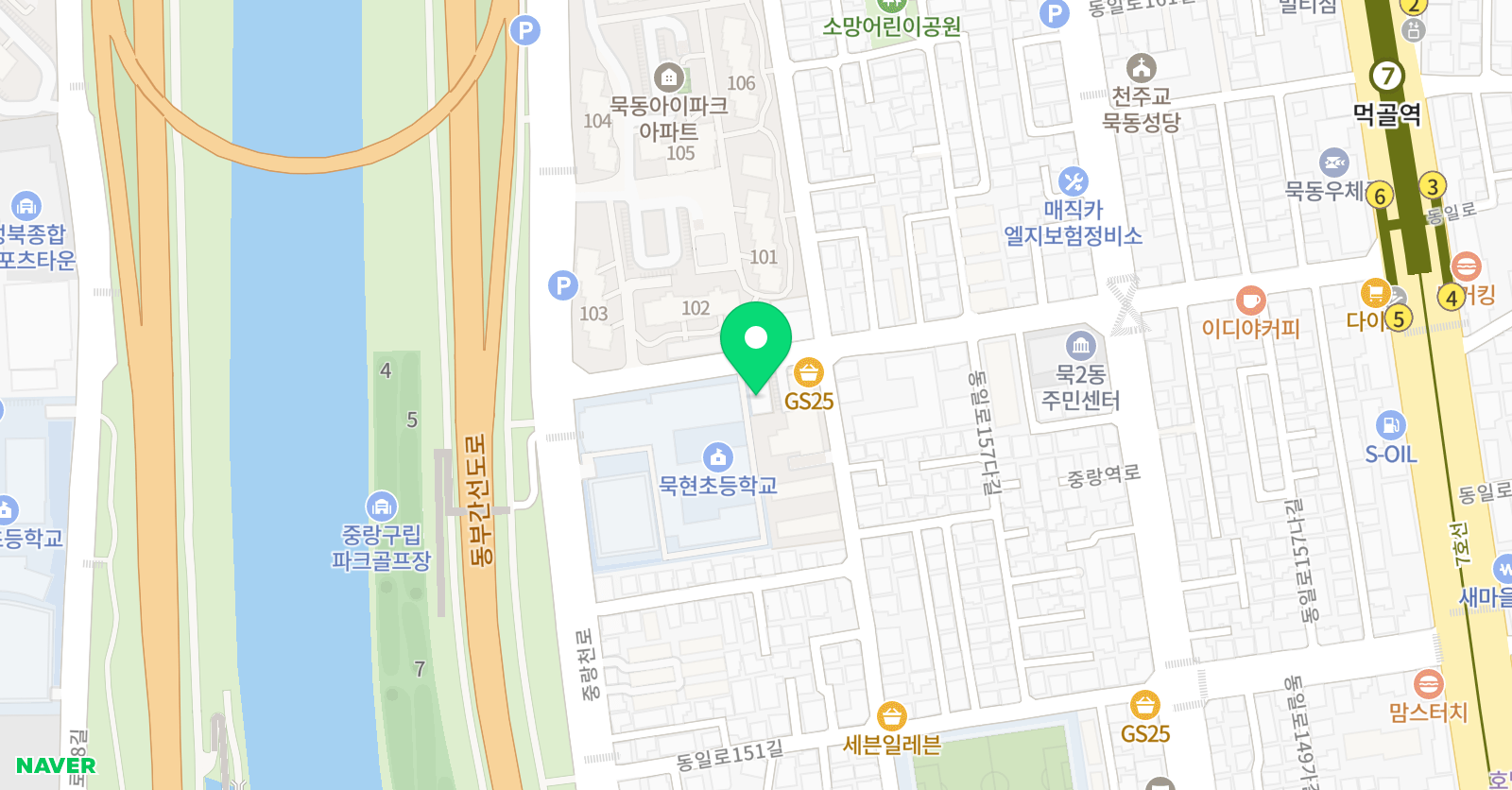 코어 잉글리쉬 위치
