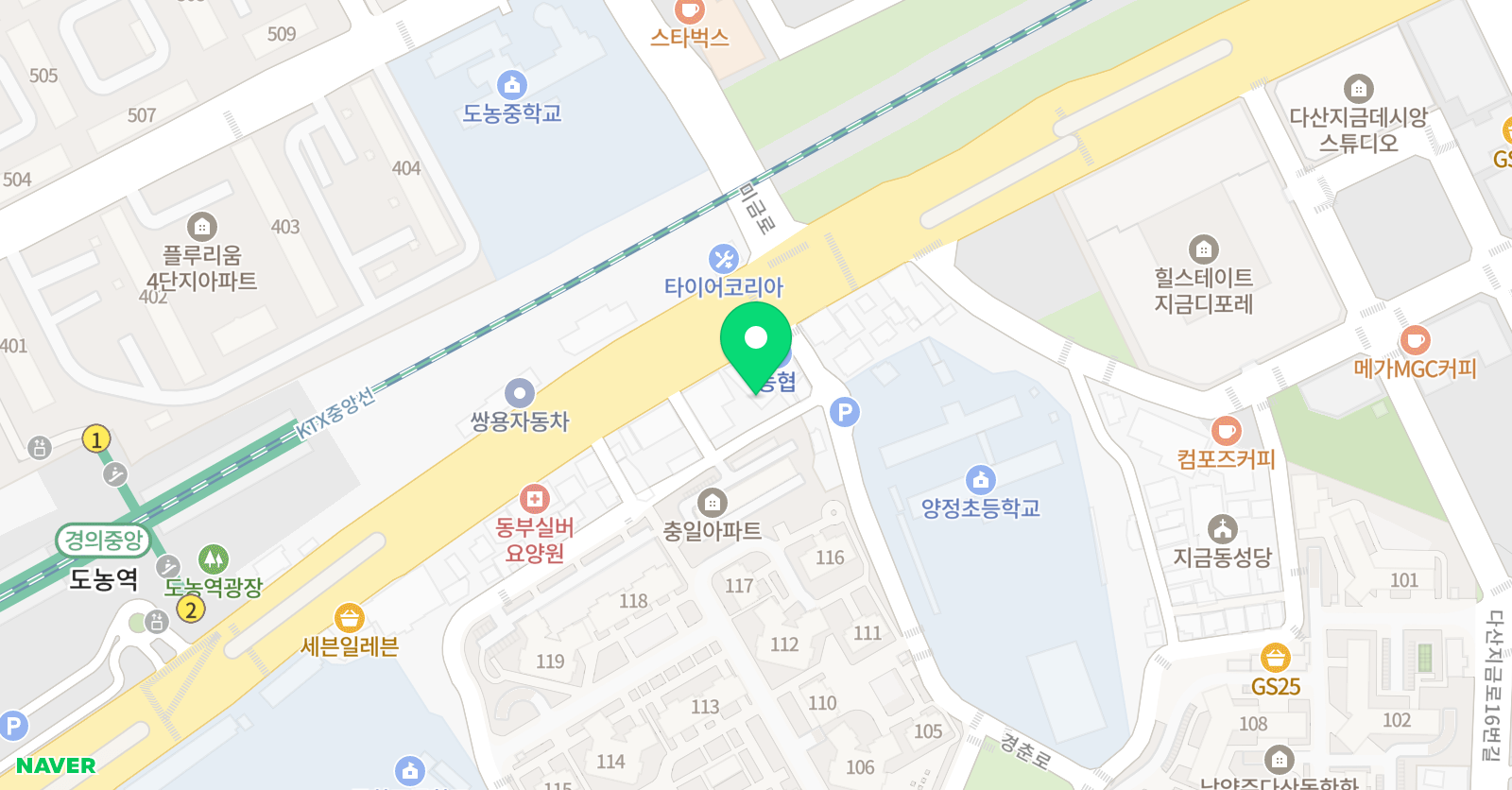 호림 태권도장 위치