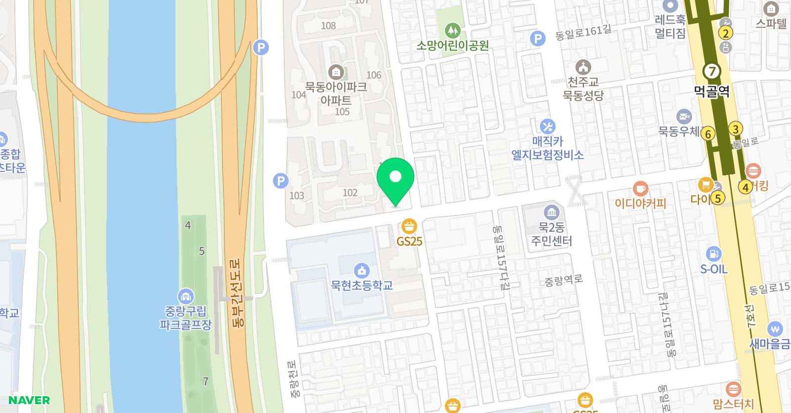 잉글리시아이 묵현 영어교습소 위치