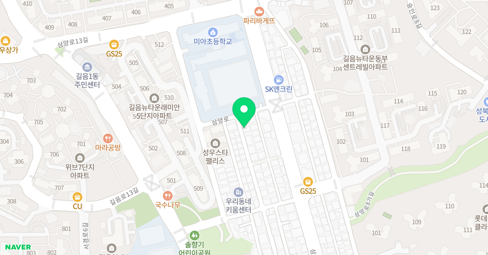 글벗 독서교실 위치